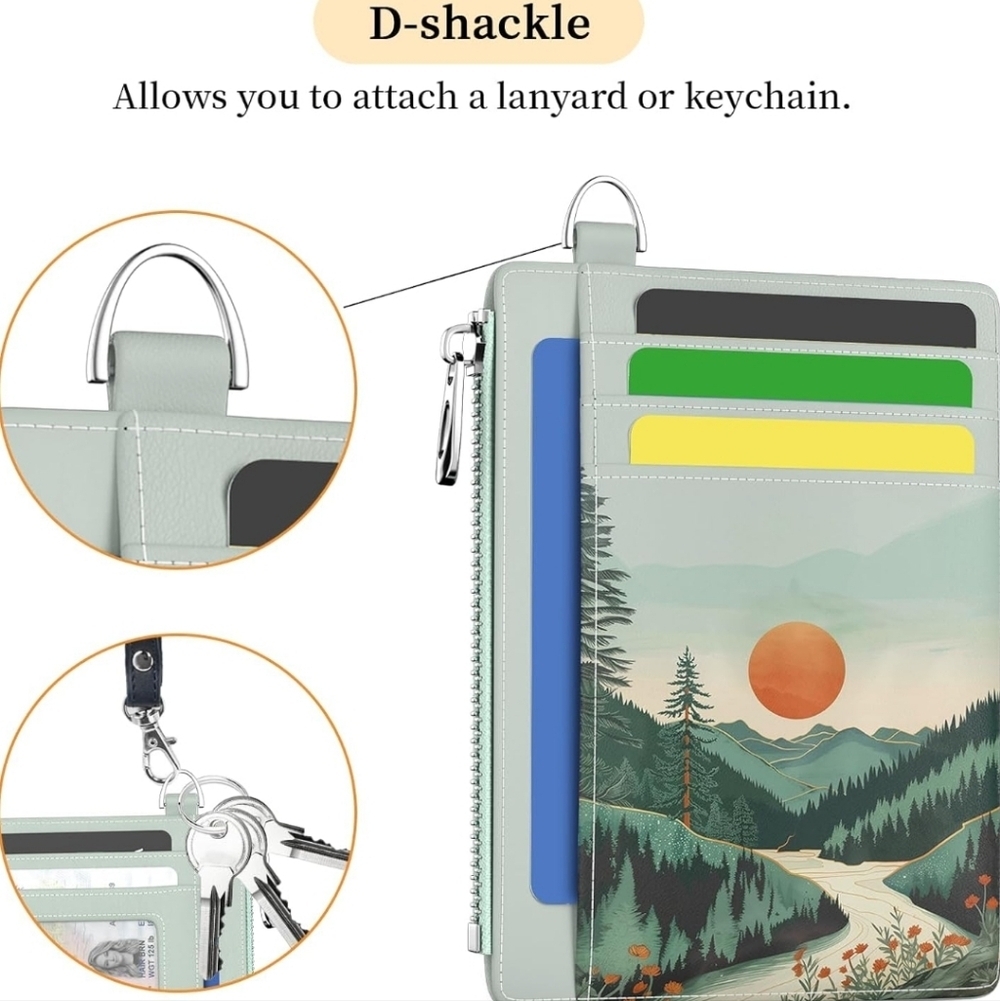 Scenic Card Holder with D-Shackle
